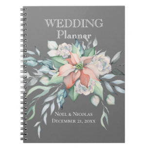 Carnet Organiseur de mariage Fleur de Noël / Magie de Noë