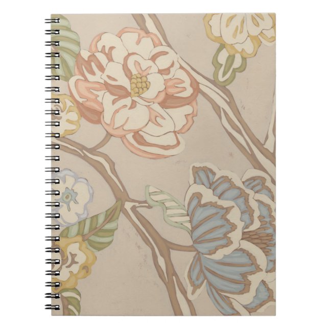 Carnet Organza Chintz Floral Design (Devant)