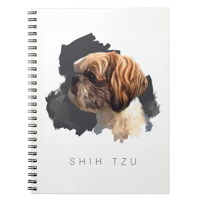 Carnet original d'art de Shih Tzu (Devant)