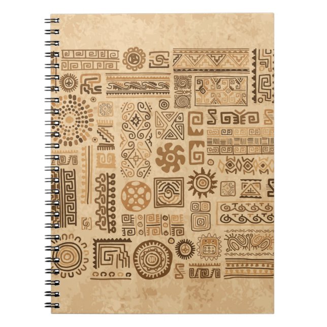 Carnet Ornement artisanal ethnique (Devant)
