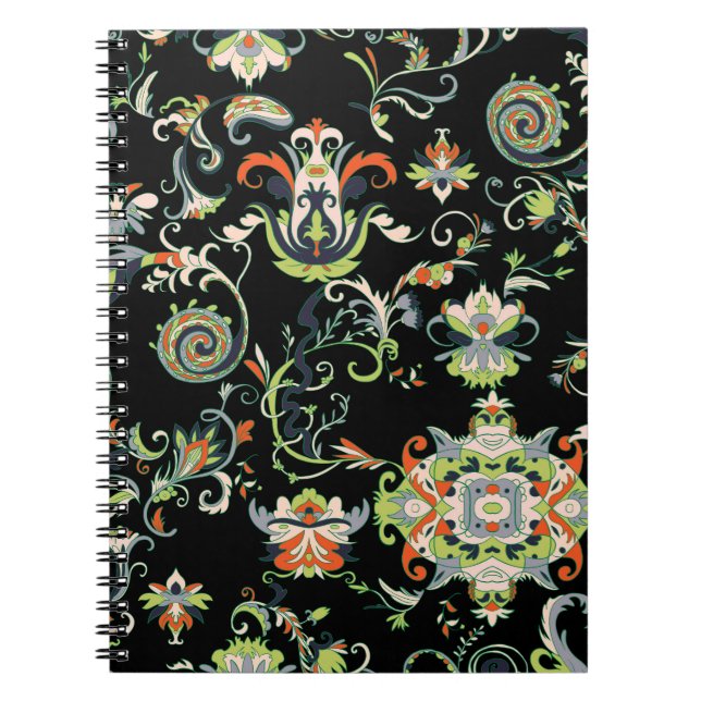 Carnet Ornement Floral Arabe : Traditionnel (Devant)