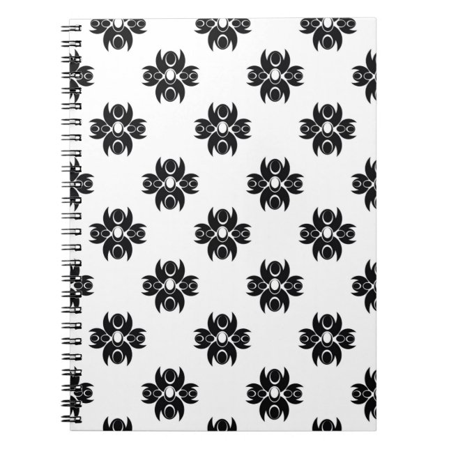 Carnet Ornement sans couture motif abstrait, arabesque, a (Devant)