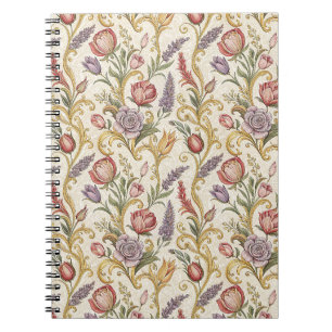 Carnet Ornemental Art Floral Ancien Motif de défilement F