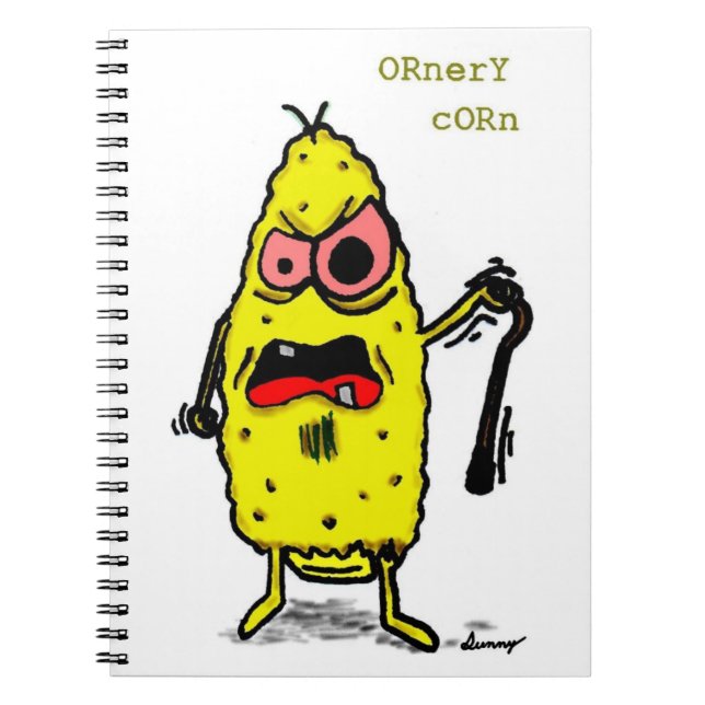 Carnet Ornery Corn Notebook (Devant)