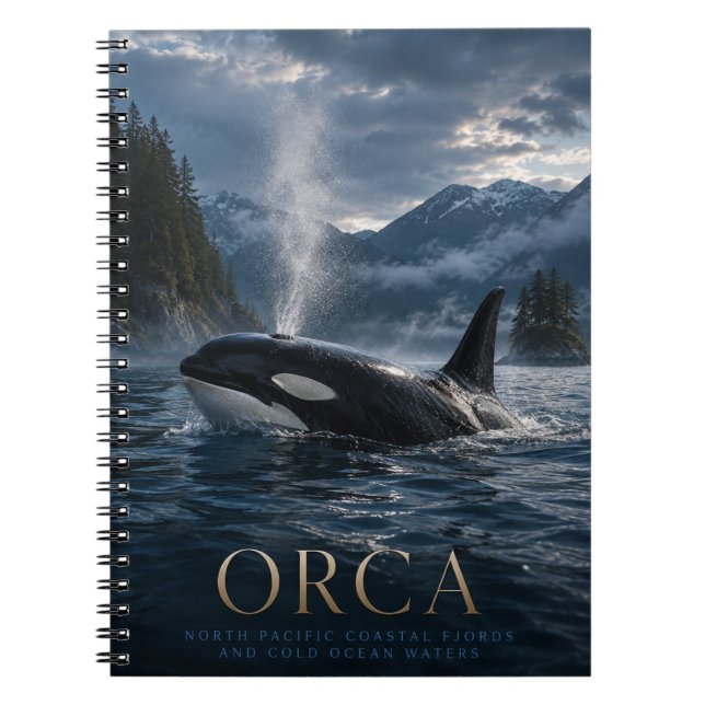 Carnet Orque Fjord du Pacifique Nord ANIMALS (Devant)