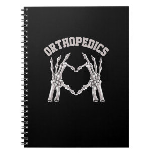 Carnet Orthopédie Squelette Coeur main Ortho Infirmière R