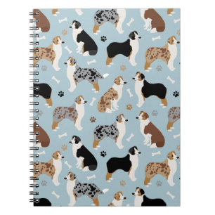 Carnet Os et pattes des bergers australiens