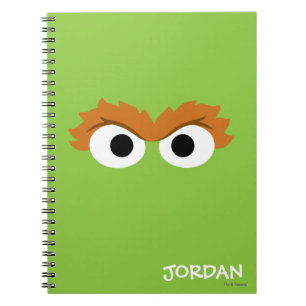 Carnet Oscar the Grouch Big Face   Add Your Name