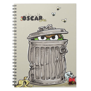 Carnet Oscar vintage dans poubelle