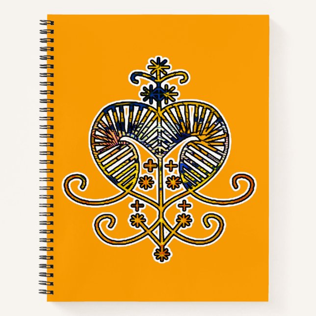 Carnet Oshun Goddess Veve Sigil (Devant)