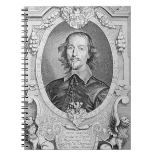 Carnet Otto von Guericke (1602-86) de 'DES de portraits