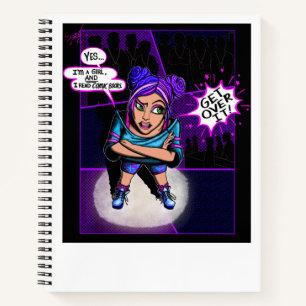 Carnet "Oui, j'ai lu des bandes dessinées"