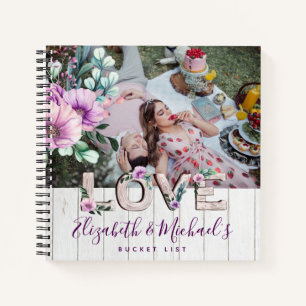 Carnet Our Love Story Newlyweds Photo BUCKET LISTE