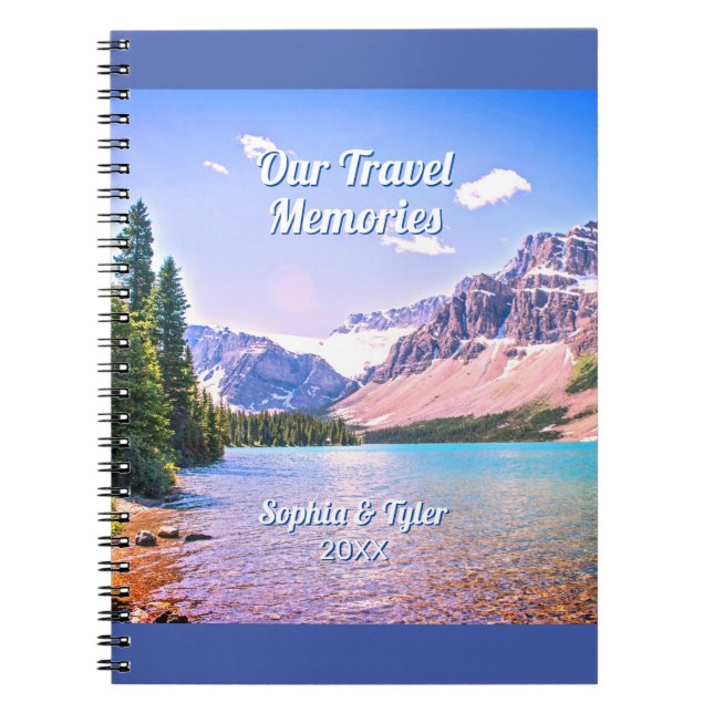 Carnet Our Travel Memories, DIY Names & Year (Devant)