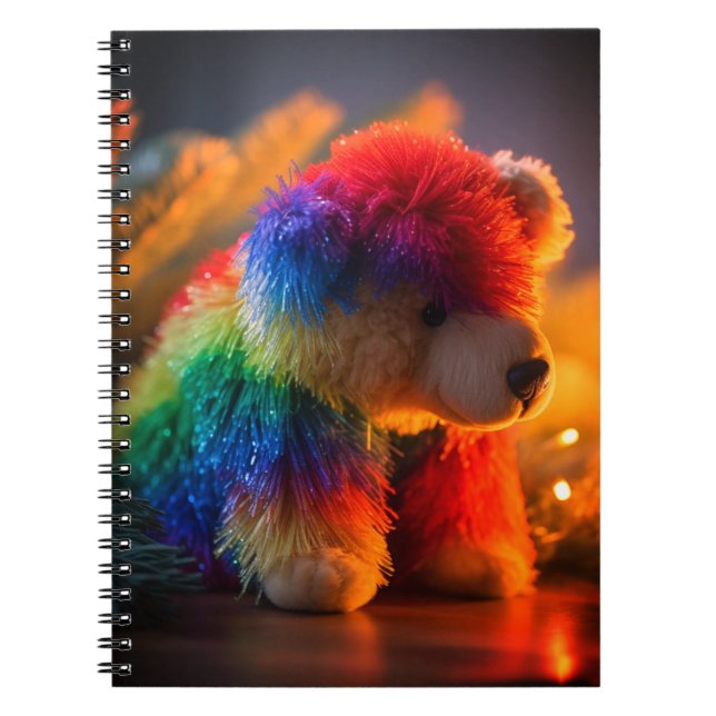 Carnet Ours arc-en-ciel (Devant)