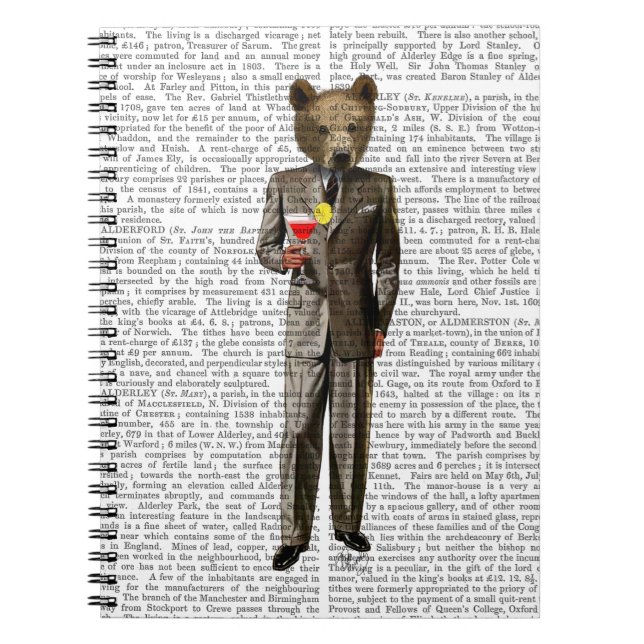 Carnet Ours avec Cocktail (Devant)
