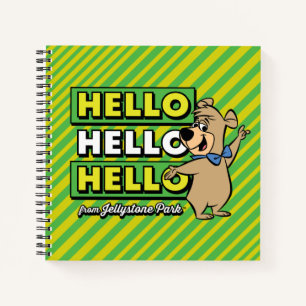 Carnet Ours Boo Boo Bonjour Bonjour Bonjour De Jellystone