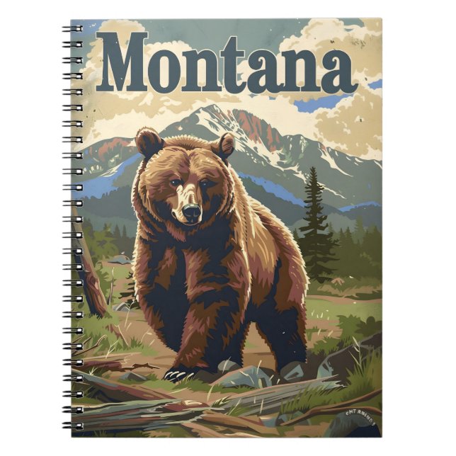 Carnet Ours Brown du Montana (Devant)