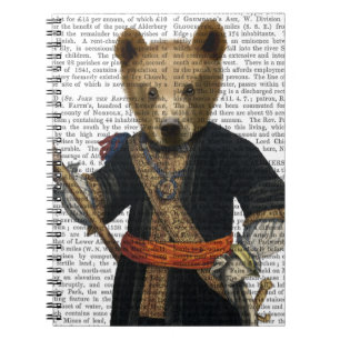 Carnet Ours dans des robes longues bleues 2