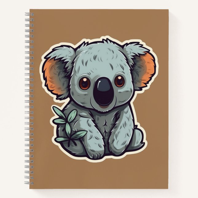 CARNET OURS DE CARTOON KOALA (Devant)