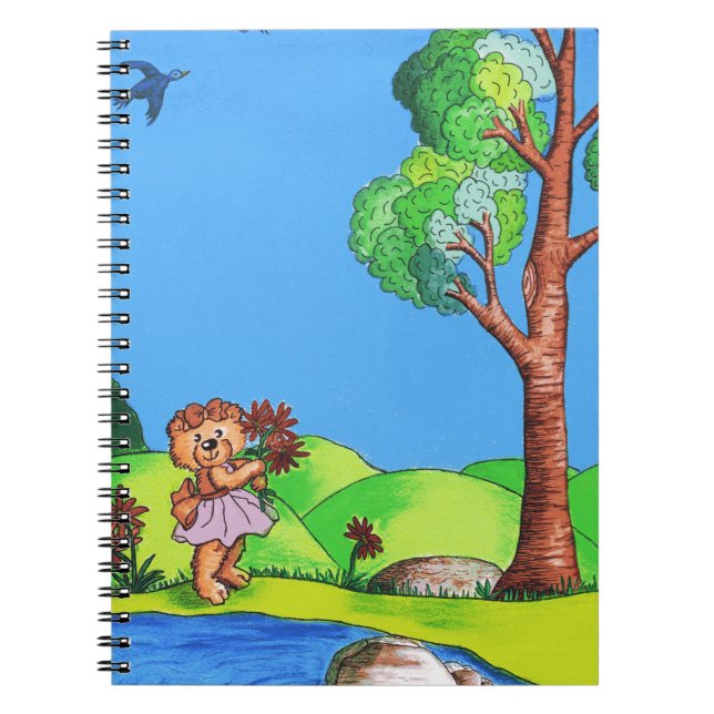 Carnet Ours de fille (Devant)