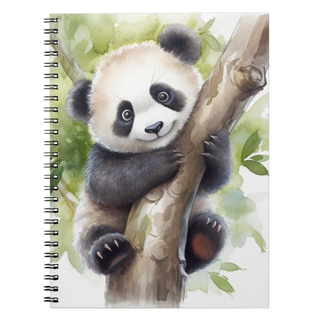 Carnet Ours De Panda Dans L'Arbre (Devant)