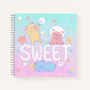 Carnet Ours doux avec monstres en luffy