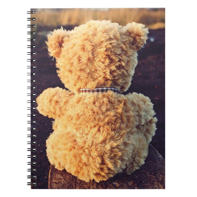 Carnet Ours en peluche mignon (Devant)
