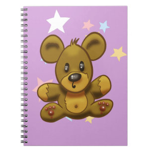 Carnet Ours en peluche mignon