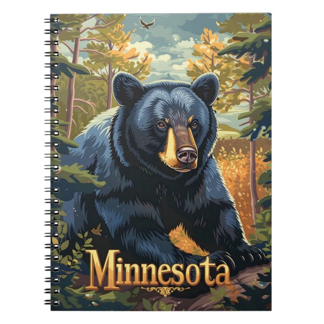 Carnet Ours noir du Minnesota (Devant)