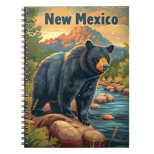 Carnet Ours noir du Nouveau-Mexique (Devant)