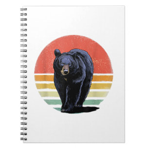 Carnet Ours noir Vintage