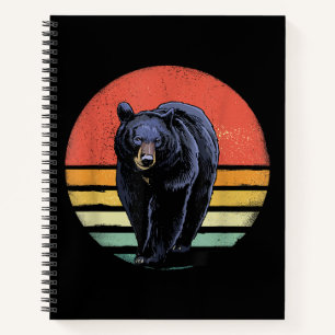 Carnet Ours noir Vintage