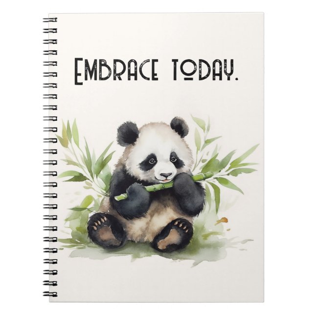 Carnet Ours Panda Avec Citation (Devant)