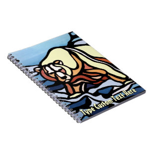 Carnet Ours Polaire Art autochtone Ours Carnet Art