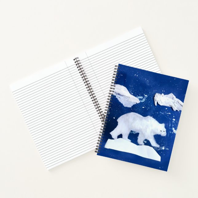 Carnet Ours polaire "Art by Kids" (Intérieur)