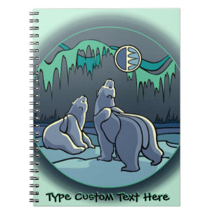 Carnet Ours Polaire Carnet d'art Ours Personnalisé