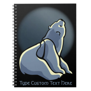 Carnet Ours Polaire Carnet d'art Ours Personnalisé