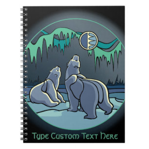 Carnet Ours Polaire Carnet d'art Ours Personnalisé