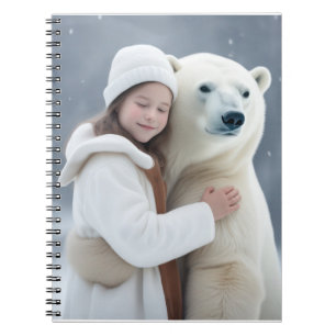 Carnet Ours polaire et bras de fille