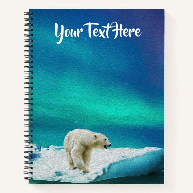 Carnet Ours polaire - Ordinateur portable (Devant)
