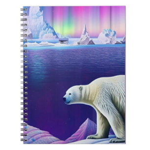 Carnet Ours polaire sur glace