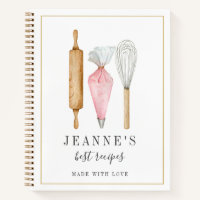 Outils Bakers aquarelle personnalisés Modèles de r