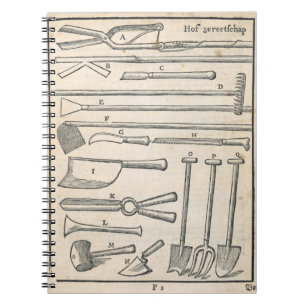 Carnet Outils de jardin, "du jardinier néerlandais" par