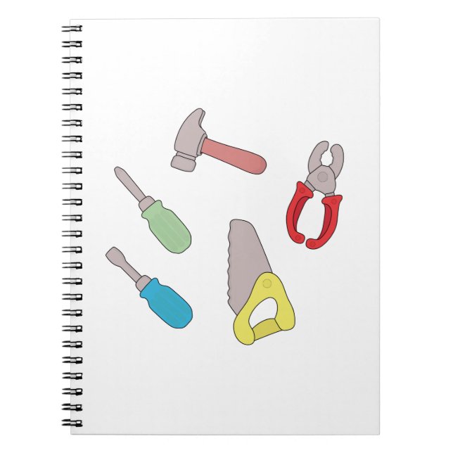 Carnet Outils Handyman Cute (Devant)