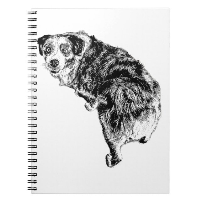 Carnet Over-the-Shoulder Aussie Dog Phone Case (Devant)
