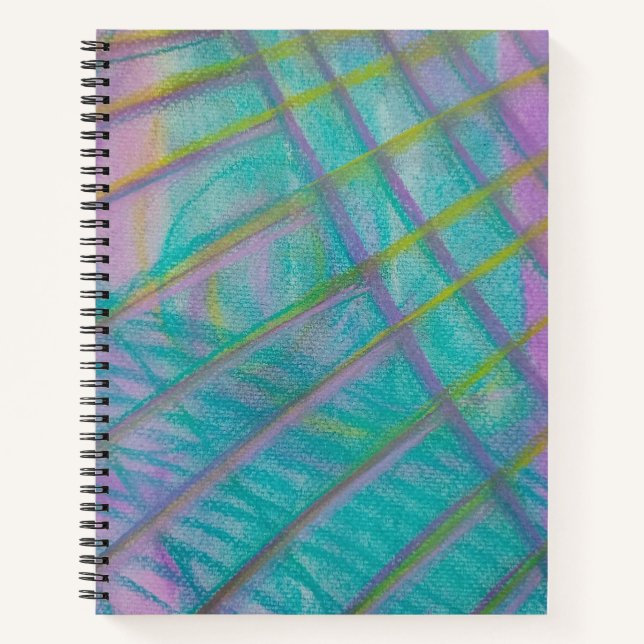 Carnet P34 Art Abstrait Coloré Unique (Devant)