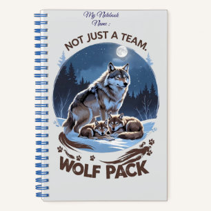 Carnet Pack Wolf - Pas seulement une équipe, une famille 