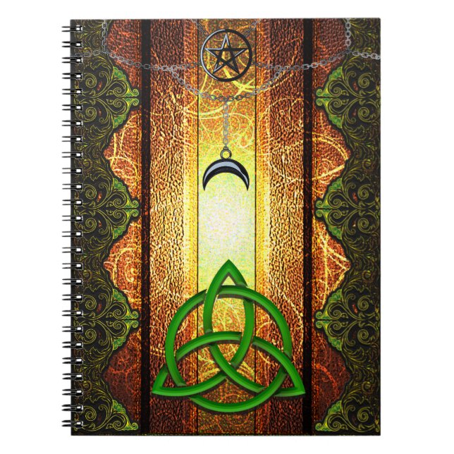 Carnet Pagan Tome Dark Magie Spells Wiccan & Witchcraft 1 (Devant)