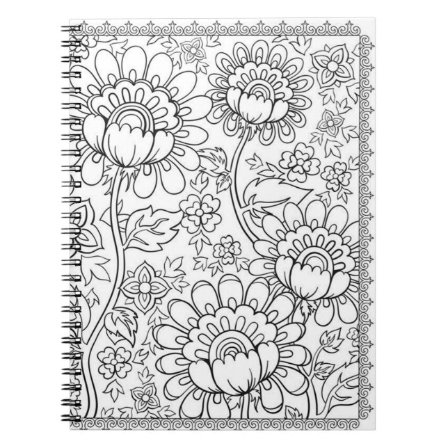 Carnet Page de coloriage (Devant)